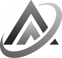 Минималистичный геометрический логотип для корпоративных мероприятий, выполненный в серых тонах на белом фоне.