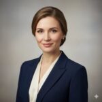 Портрет русского бизнесмена, уверенный взгляд, дружелюбная улыбка, профессиональная фотосессия в студии.